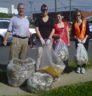 Litter pick-up