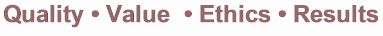 Quality - Value - Ethics - Results